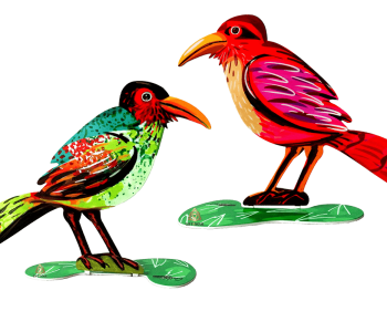 דוד גרשטיין David Gerstein דגם יצירה "ציפור חושבת Thinking Bird"