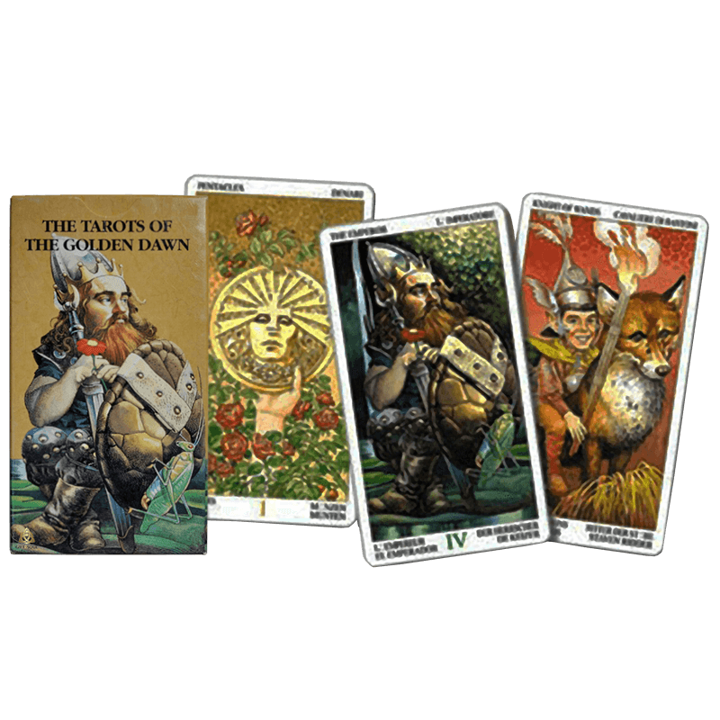 קלפי טארות א גולדן דון(אלבה דורטה) Tarot of the Hidden Folk Deck The Enchanted Tarot by Giacinto Gaudenzi